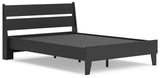 Socalle Black Full Panel Platform Bed - Ornate Home