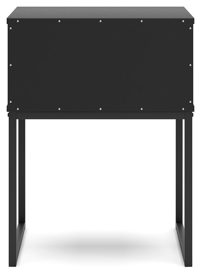 Socalle Black Nightstand - Ornate Home