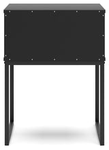 Socalle Black Nightstand - Ornate Home