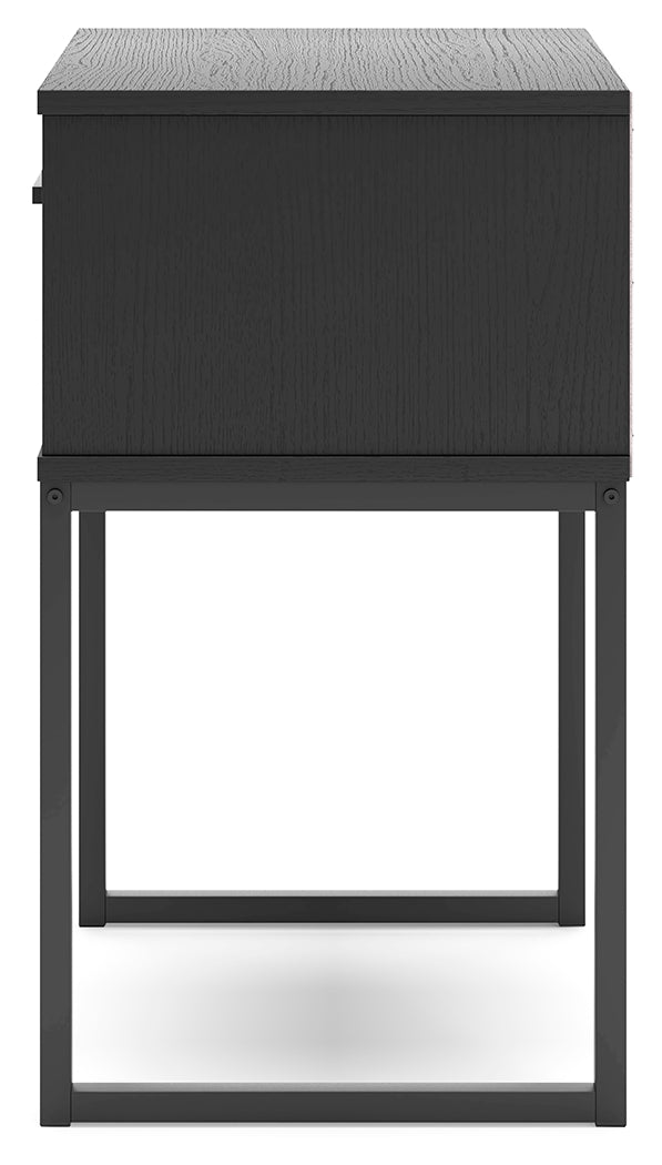 Socalle Black Nightstand - Ornate Home