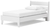 Socalle Two-tone Twin Panel Platform Bed - Ornate Home