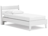 Socalle Two-tone Twin Panel Platform Bed - Ornate Home