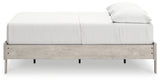 Shawburn Whitewash Full Platform Bed - Ornate Home