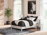 Shawburn Whitewash Full Platform Bed - Ornate Home