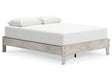 Shawburn Whitewash Queen Platform Bed - Ornate Home