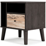 Piperton Brown/Charcoal Nightstand - Ornate Home