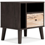 Piperton Brown/Charcoal Nightstand - Ornate Home