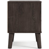 Piperton Brown/Charcoal Nightstand - Ornate Home