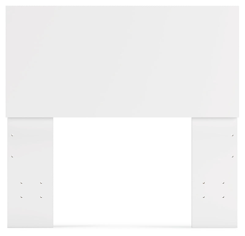 Onita White Twin Panel Headboard - Ornate Home