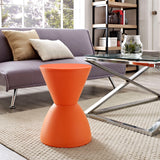 Haste Orange Backless Stool