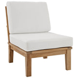 Marina Natural/White 2 Piece Outdoor Patio Teak Set - 32.5x53"