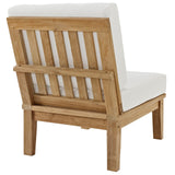 Marina Natural/White 2 Piece Outdoor Patio Teak Set - 32.5x53"