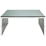 Gridiron Silver Coffee Table