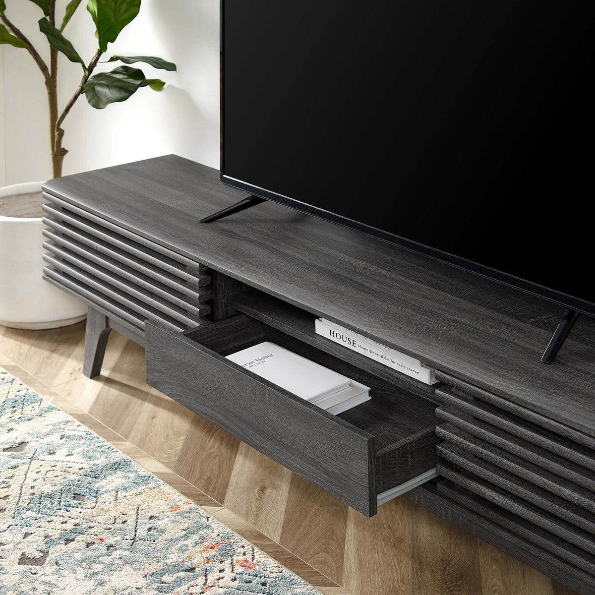 Render Charcoal 70" TV Stand