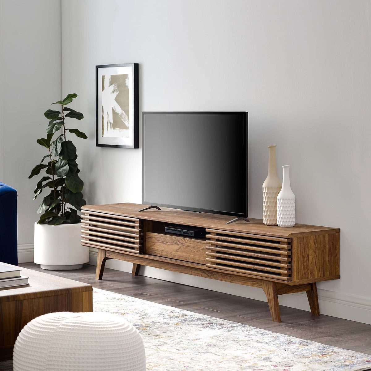 Render Walnut 70" TV Stand