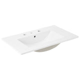 Cayman White 30" Bathroom Sink