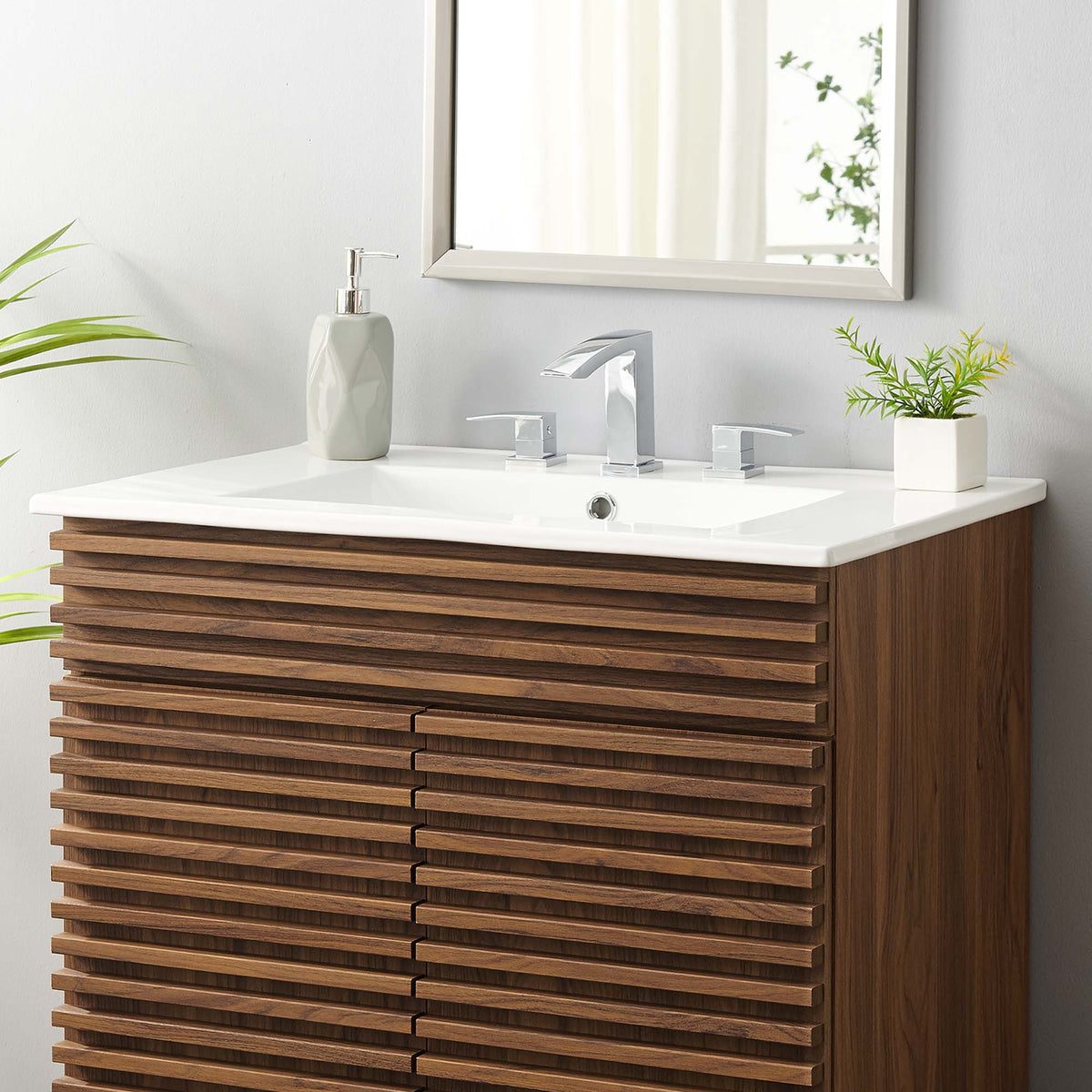 Cayman White 30" Bathroom Sink