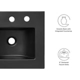 Cayman Black 18" Bathroom Sink