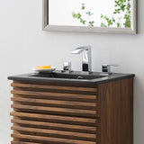 Cayman Black 18" Bathroom Sink