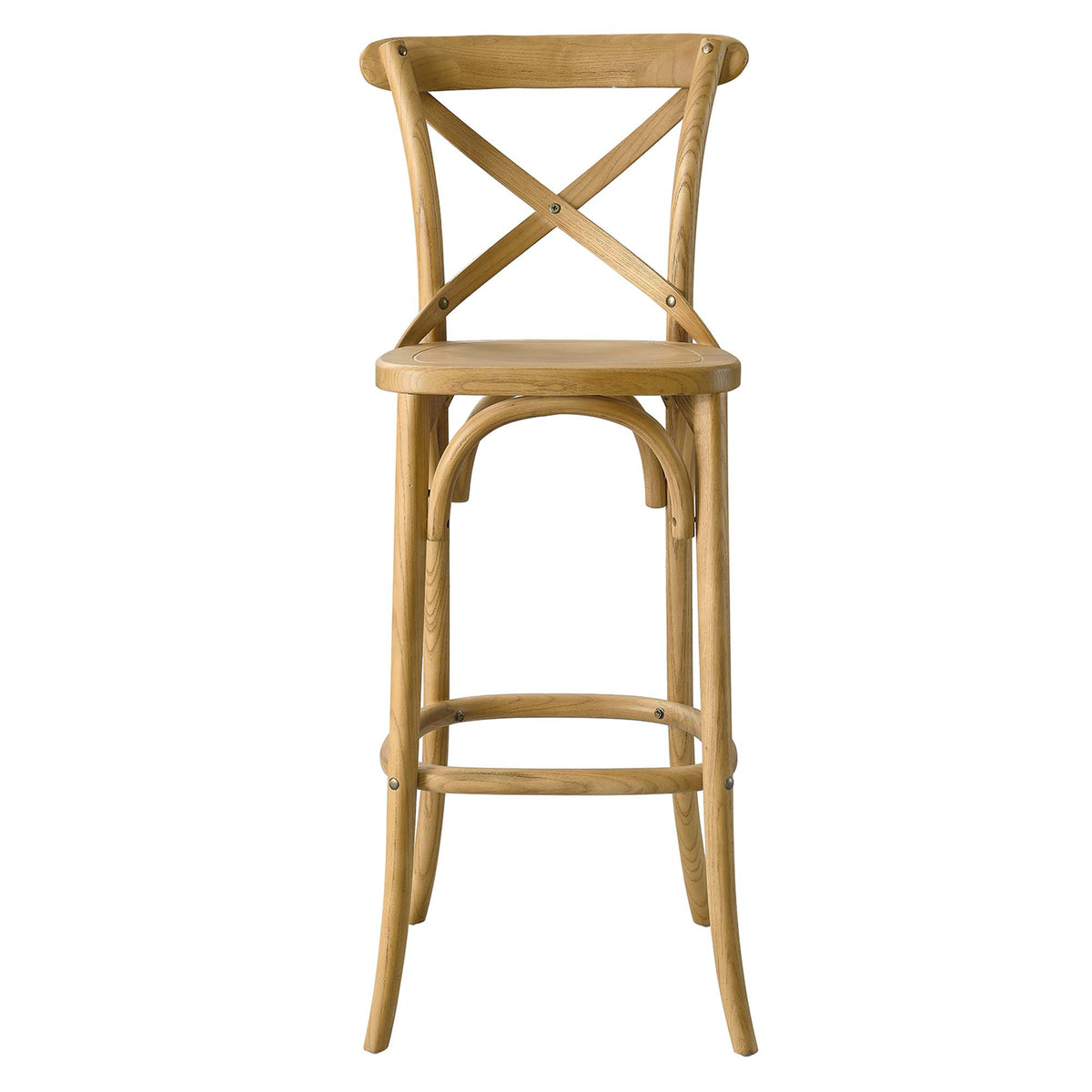 Gear Natural Bar Stool - 19x17.5x43.5"