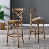Gear Walnut Bar Stool - 19x17.5"
