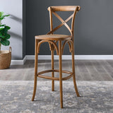 Gear Walnut Bar Stool - 19x17.5"
