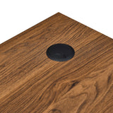 Render Walnut Wood Desk and File Cabinet Set