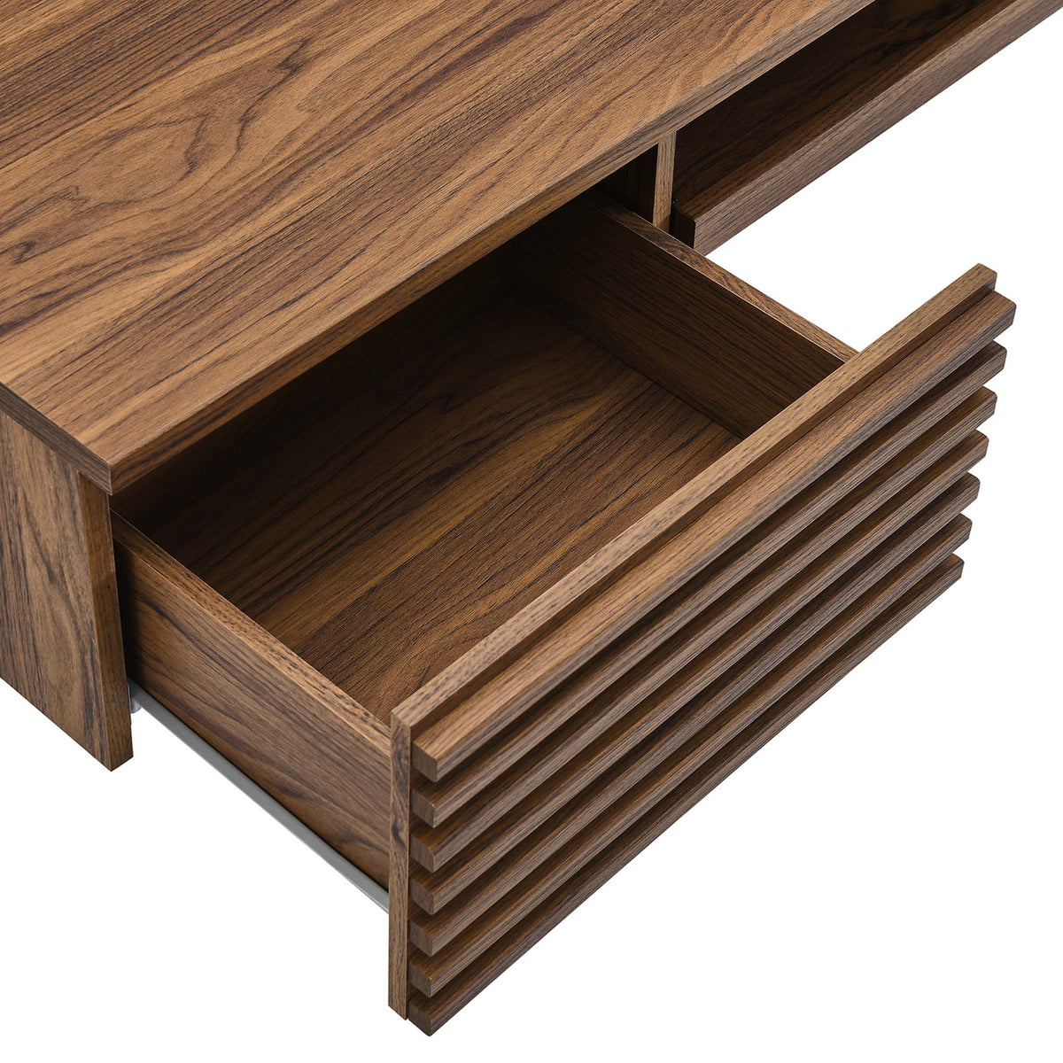 Render Walnut Wall Mount Wood Office Desk