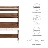 Bixby Walnut Office Desk