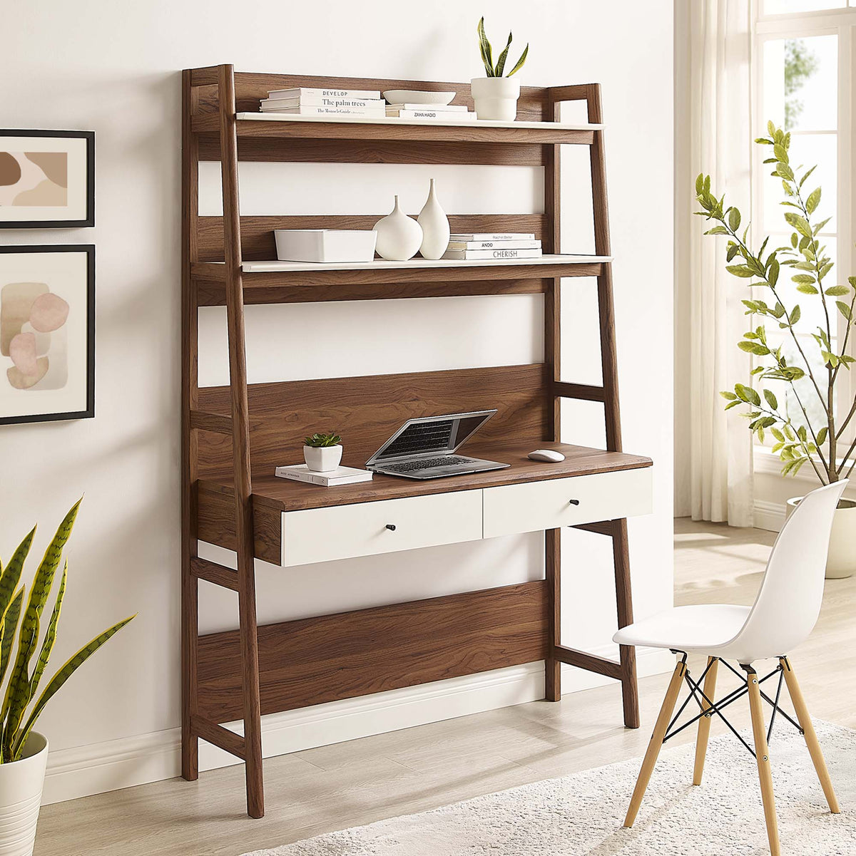 Bixby Walnut Office Desk