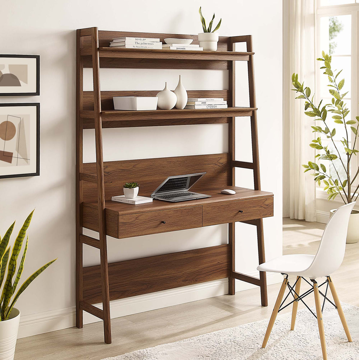 Bixby Walnut Office Desk