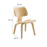 Fathom Natural Wood Dining Chair
