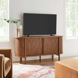 Cadence Walnut 63" Curved Sideboard