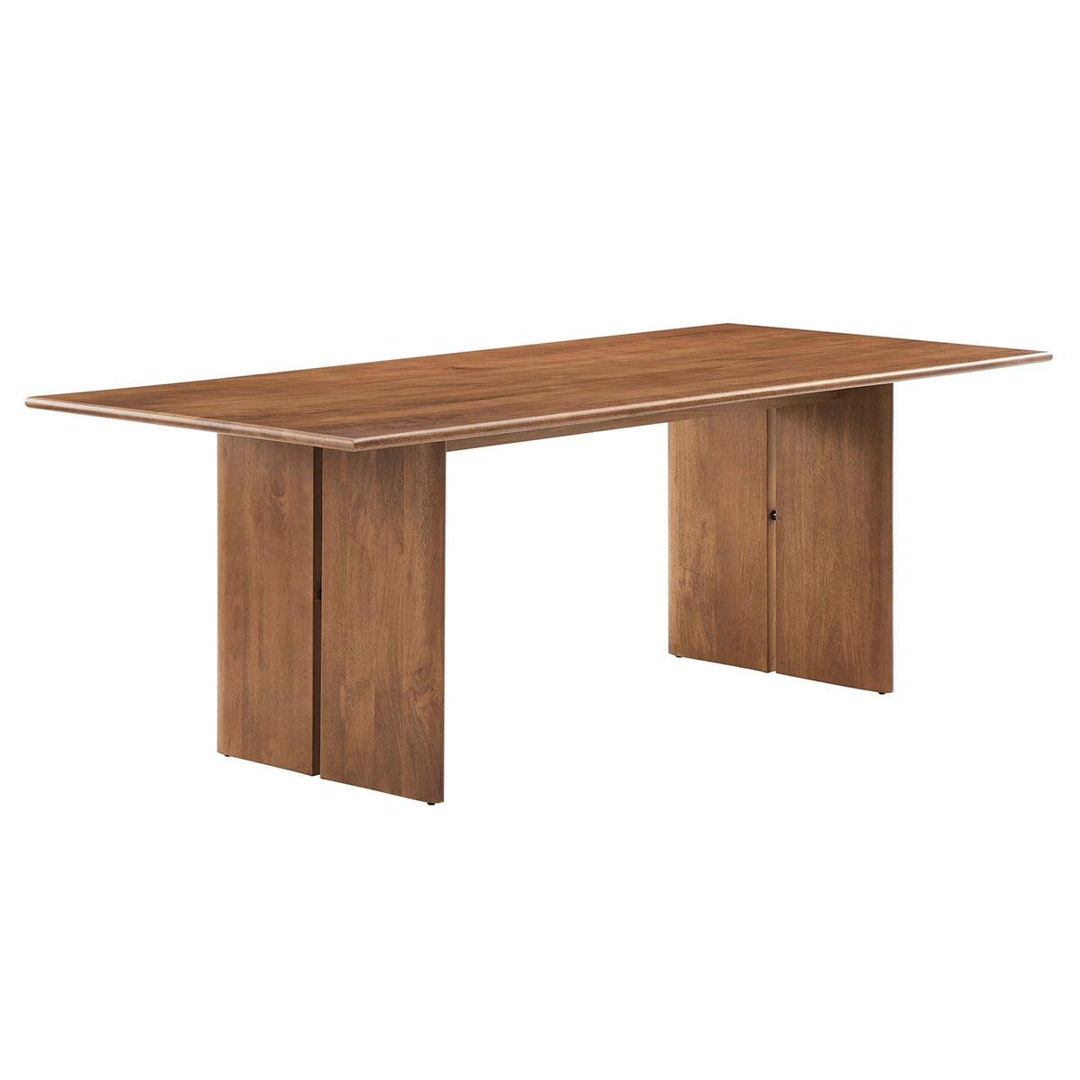 Amistad Walnut 86" Wood Dining Table