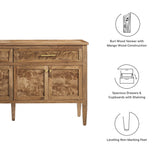 Elysian Brown 62" Wood Sideboard