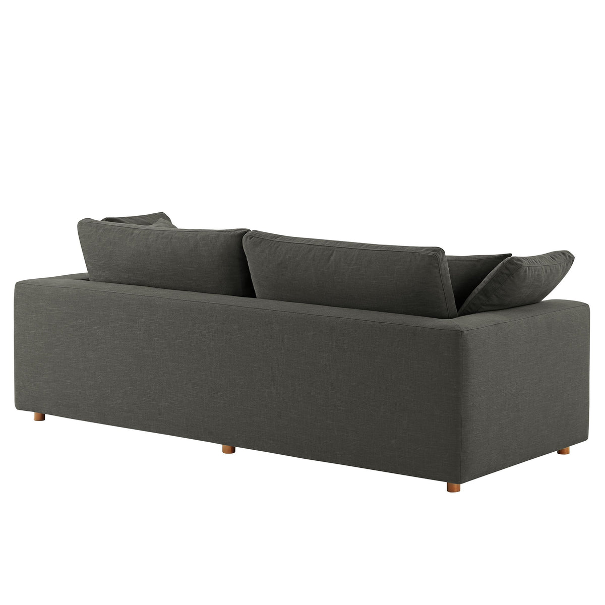 Commix Gray Down Filled Overstuffed Sleeper Sofa