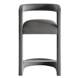 Winslow Storm Gray Performance Velvet Counter Stool