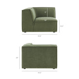Restore Foliage 6-Piece Performance Fabric Upholstered U-Shaped Sectional Sofa