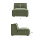 Restore Foliage 6-Piece Performance Fabric Upholstered U-Shaped Sectional Sofa
