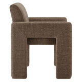 Daven Mocha Fabric Upholstered Dining Chair