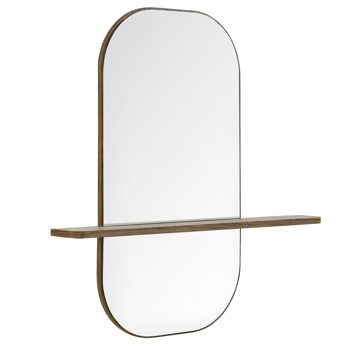 Solstice Walnut Large Oval Mirror