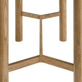 Alvia Weathered Rectangular 60" Oak Wood Bar Table