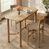 Alvia Weathered Rectangular 60" Oak Wood Bar Table