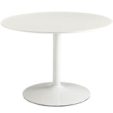 Revolve White Round Wood Dining Table