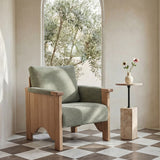 Bauer Sage/Natural Accent Chair