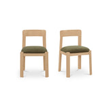 Oli Dark Green/Natural Dining Chair (Set of 2)