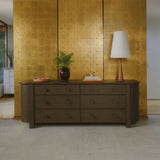 Loren Dark Brown 6 Drawer Dresser