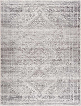 Nadie Blue Gray Medallion Area Rug - Clearance
