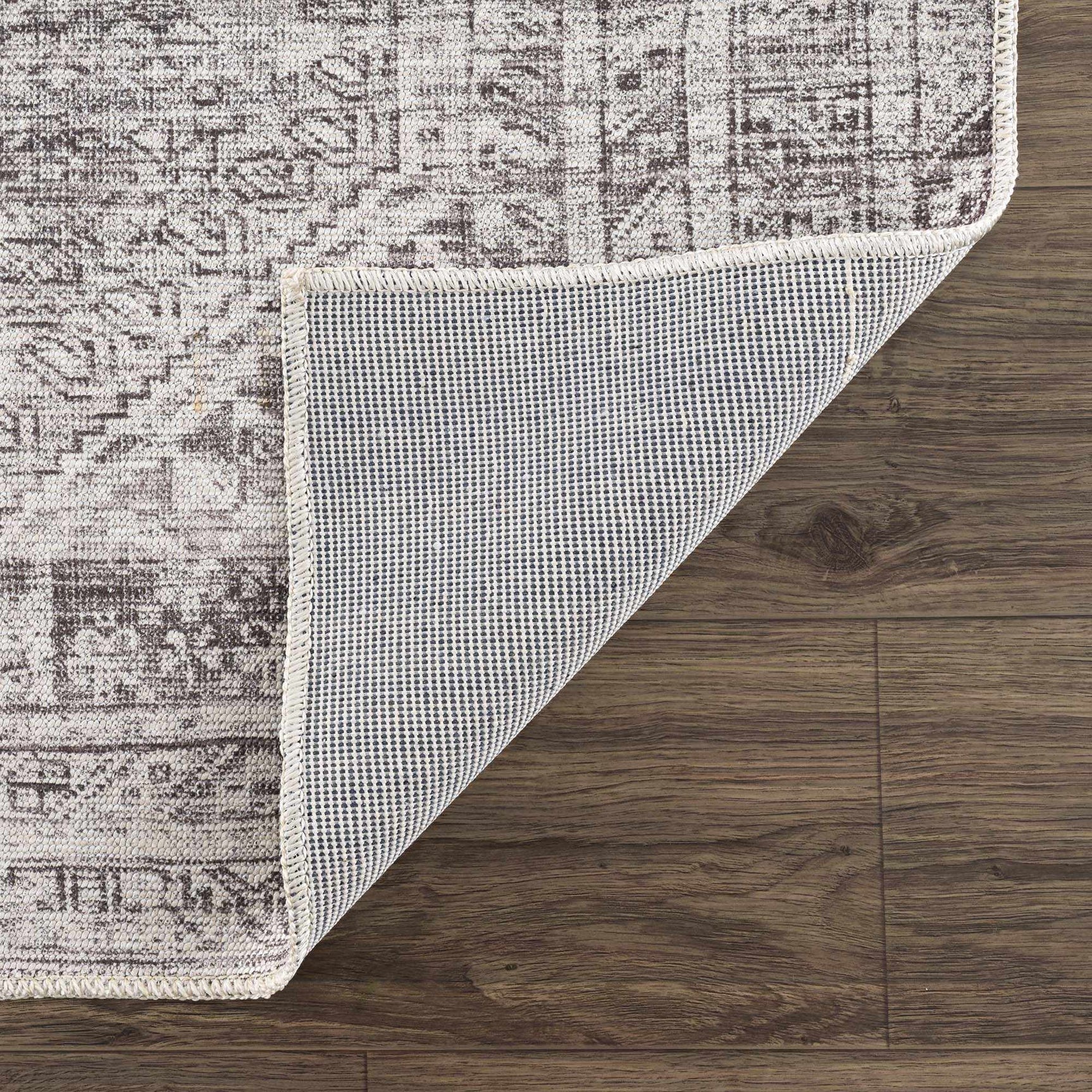 Nadie Blue Gray Medallion Area Rug - Clearance