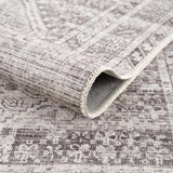 Nadie Blue Gray Medallion Area Rug - Clearance